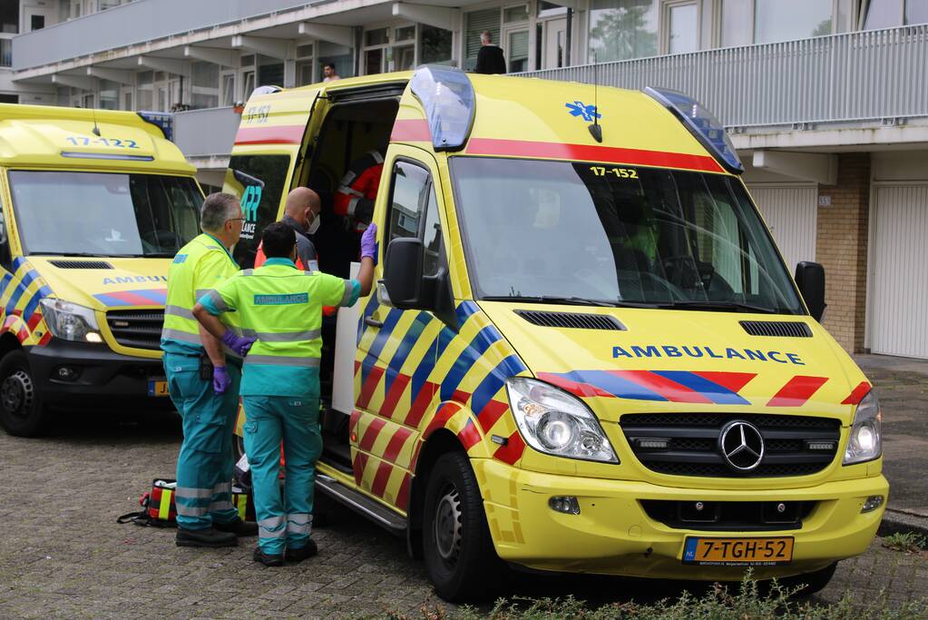 Traumahelikopter landt voor incident