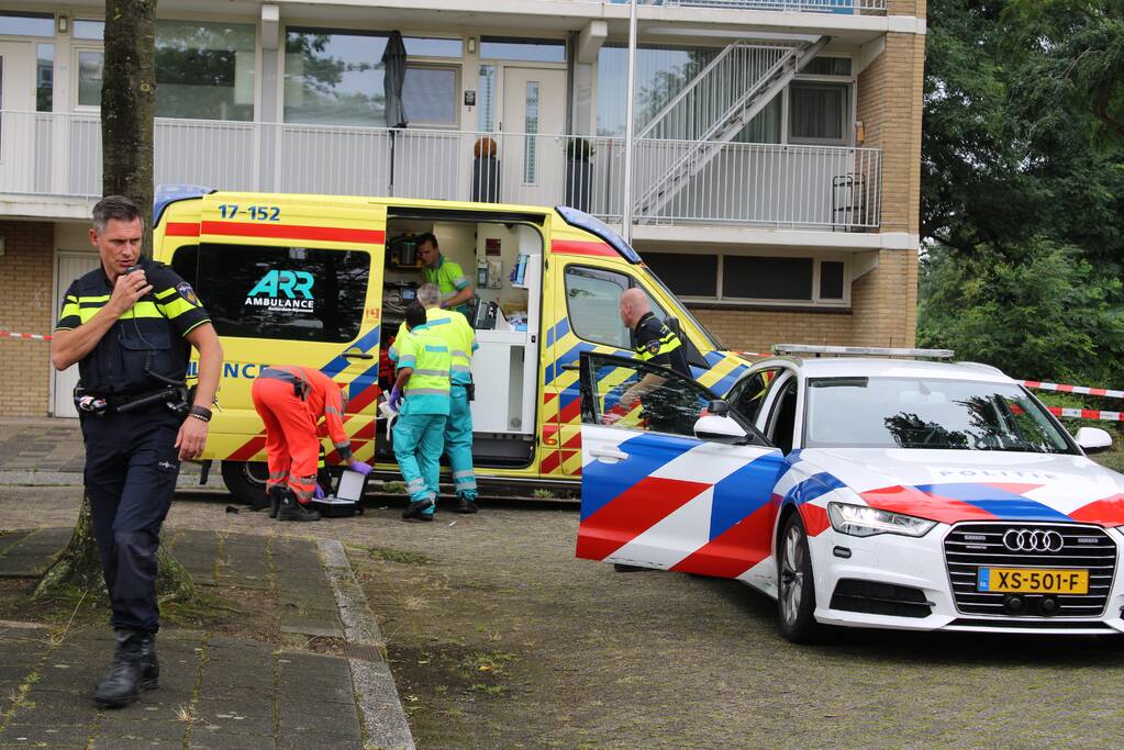 Traumahelikopter landt voor incident