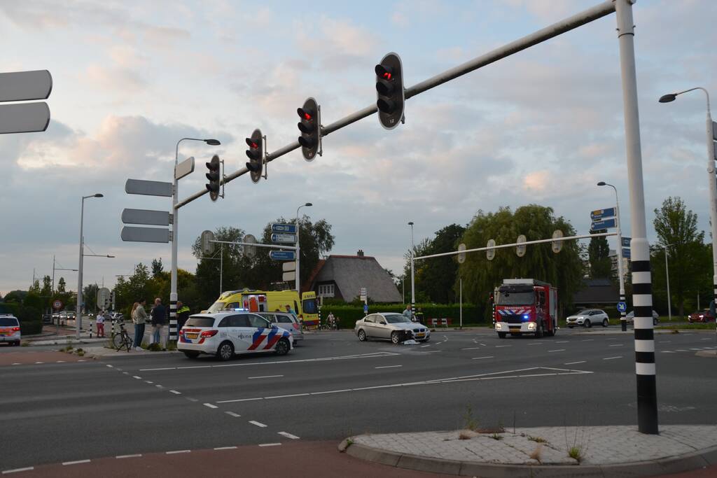 Schade aan personenauto's door botsing