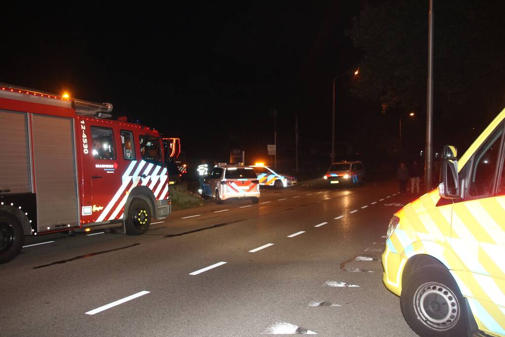 Grote brand in bedrijfspand