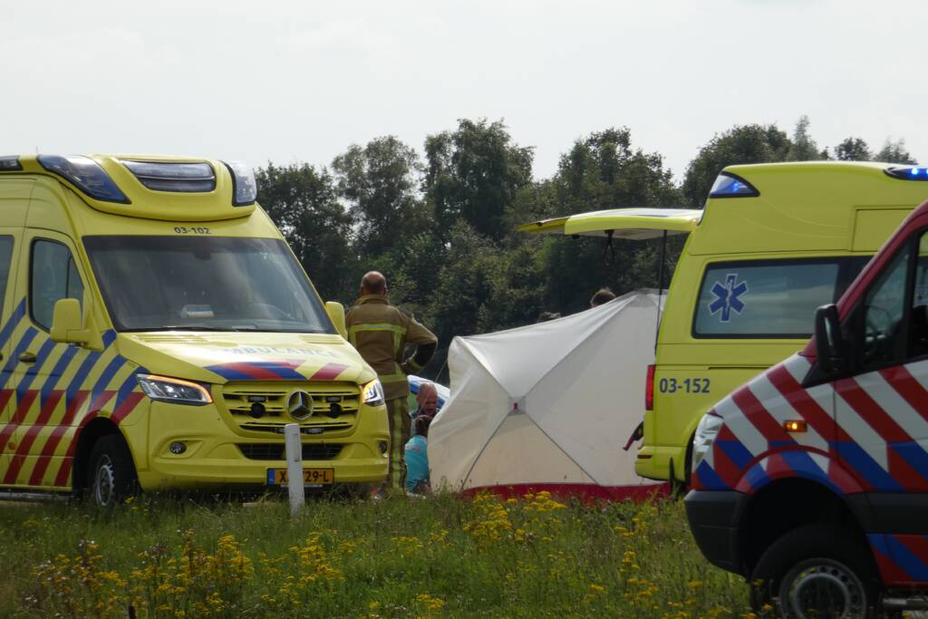 Traumahelikopter ingezet bij ernstig ongeval