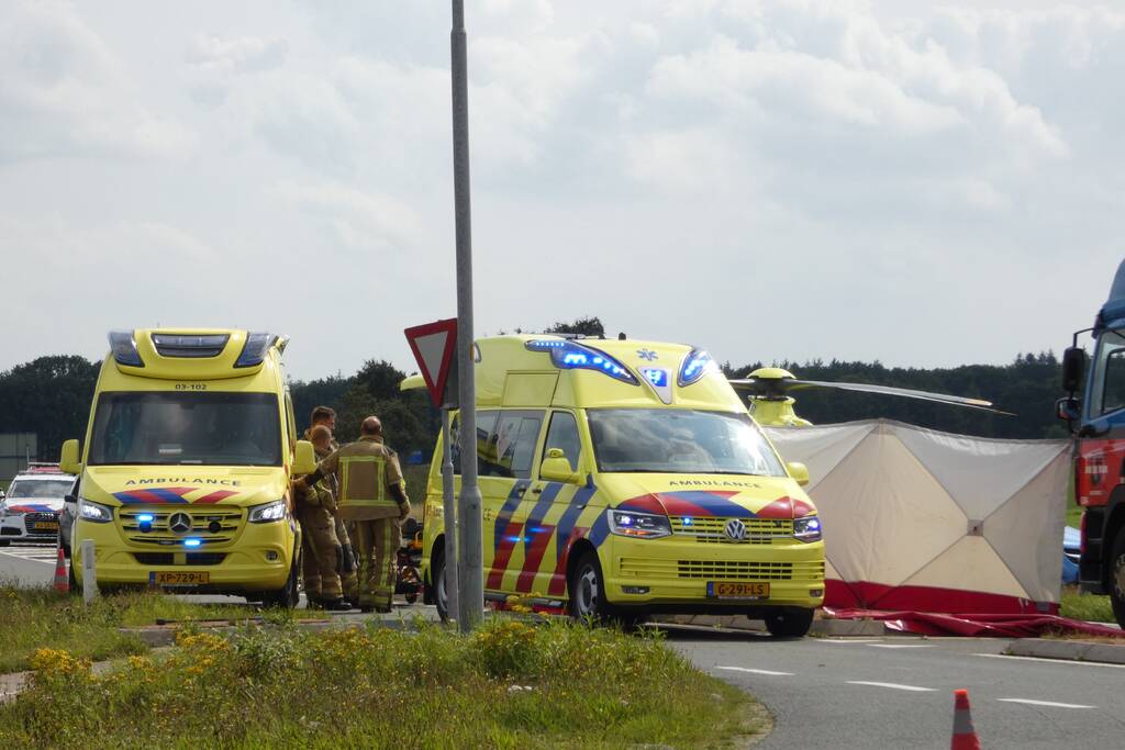 Traumahelikopter ingezet bij ernstig ongeval