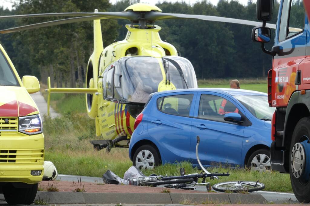 Traumahelikopter ingezet bij ernstig ongeval