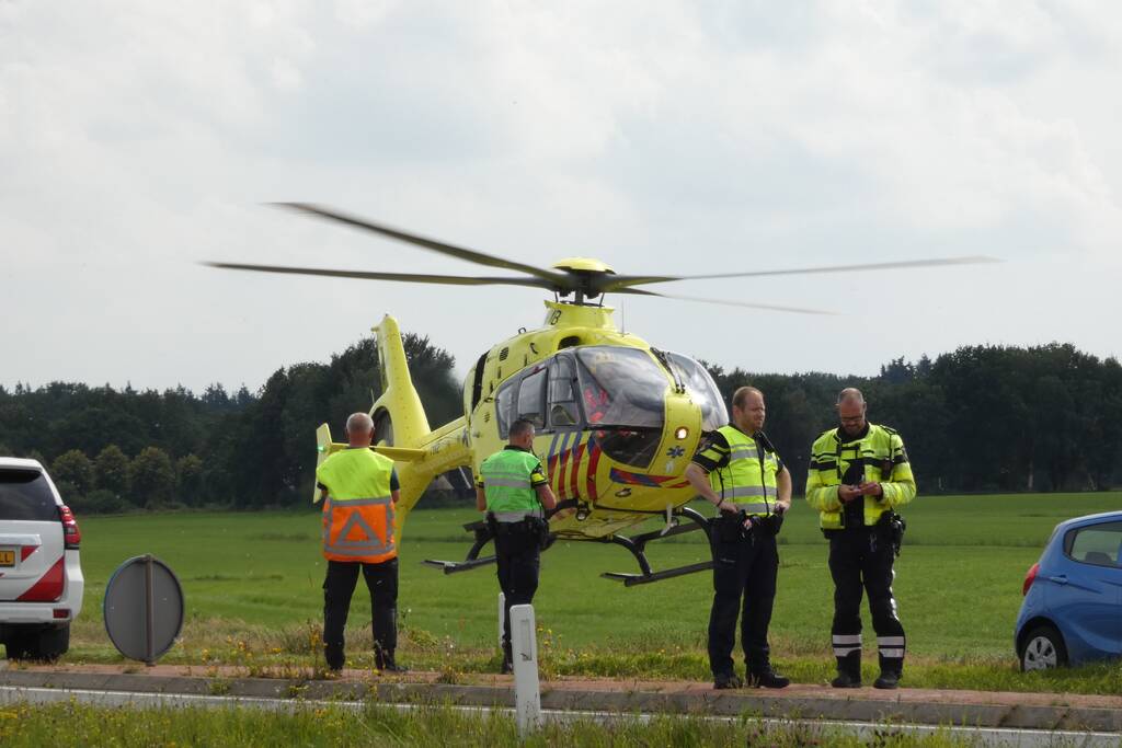 Traumahelikopter ingezet bij ernstig ongeval