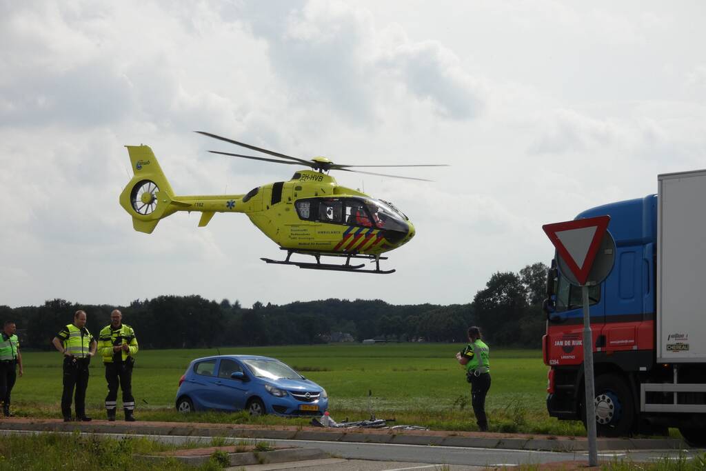 Traumahelikopter ingezet bij ernstig ongeval