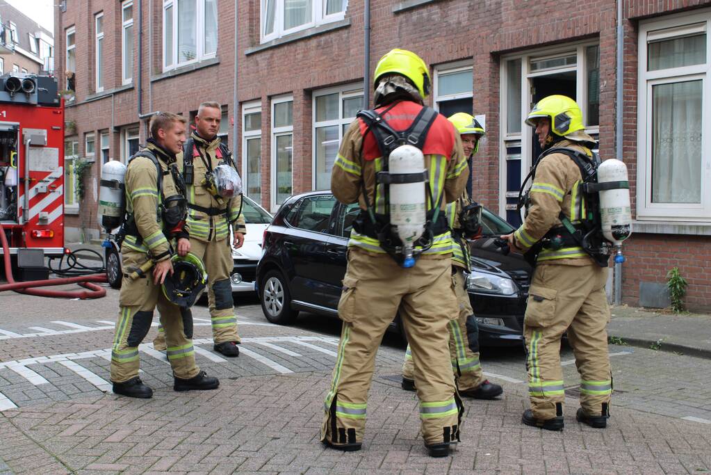 Bewoners gecontroleerd bij woningbrand