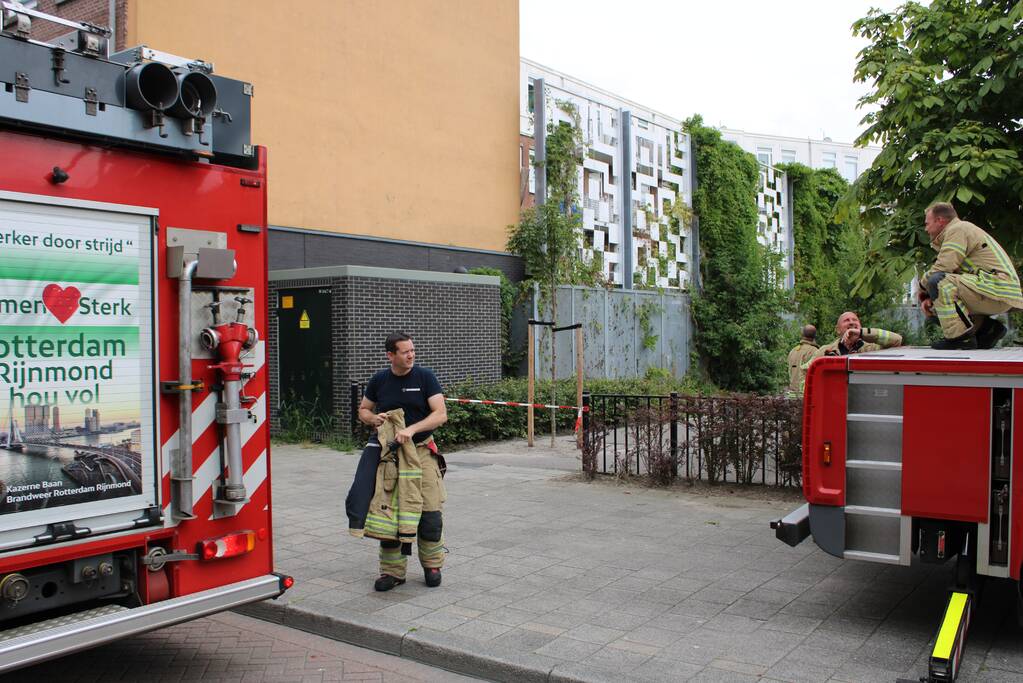 Bewoners gecontroleerd bij woningbrand
