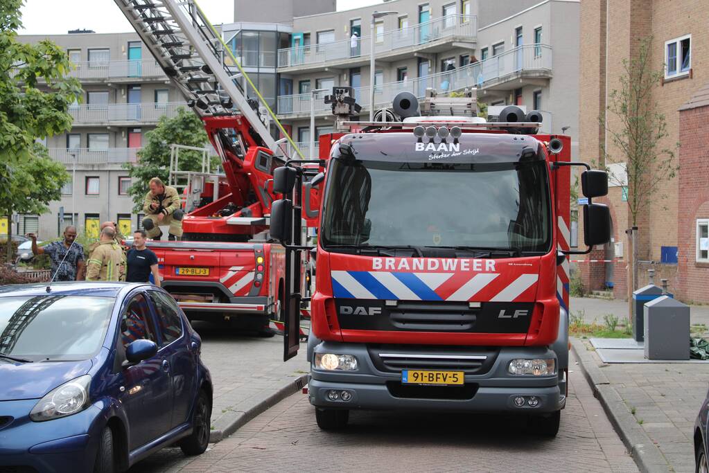 Bewoners gecontroleerd bij woningbrand