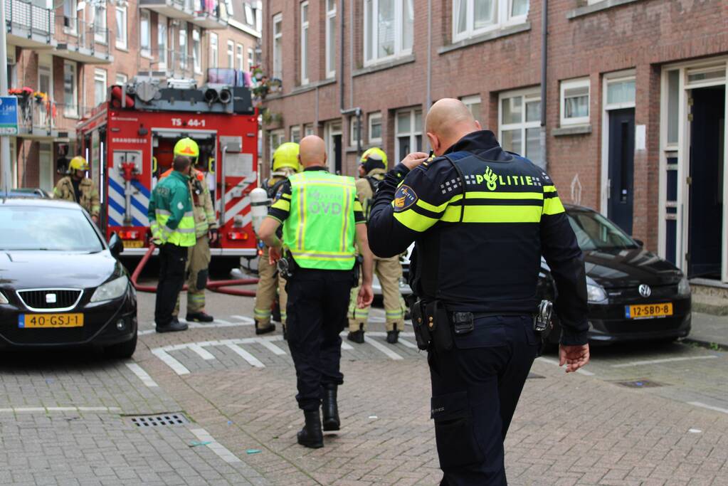 Bewoners gecontroleerd bij woningbrand