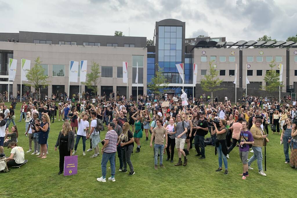 Demonstratie tegen evenementensector