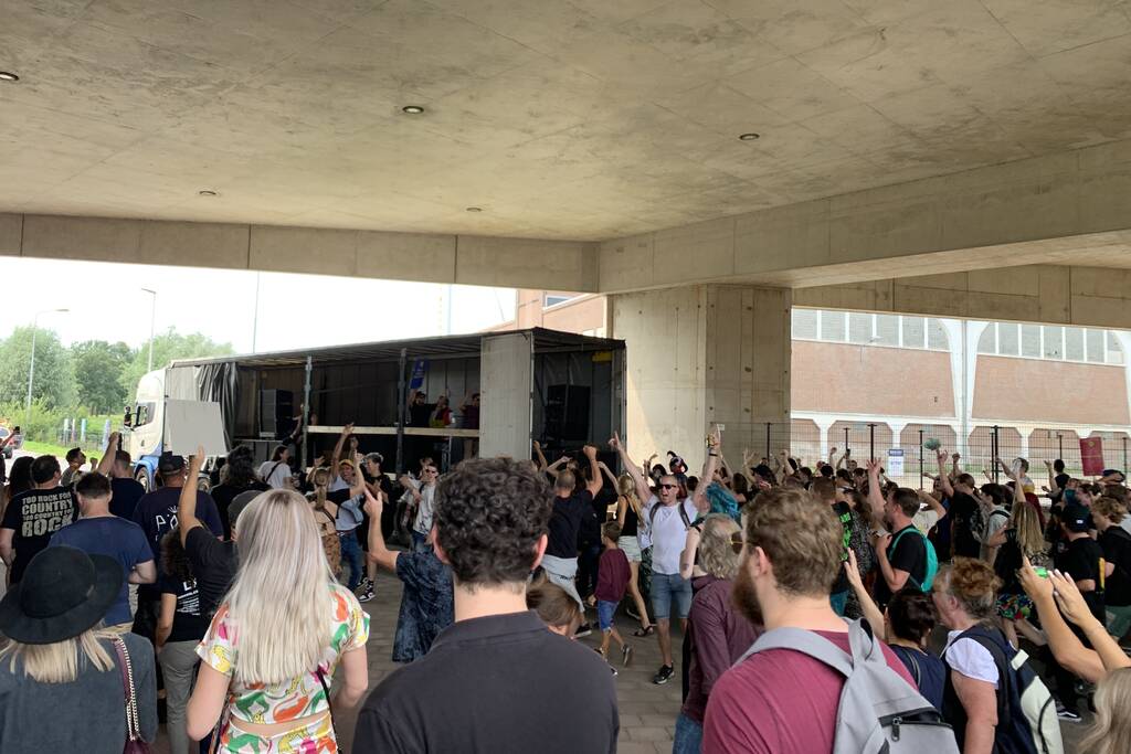 Demonstratie tegen evenementensector