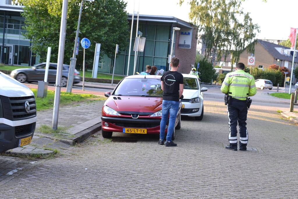 Schade aan personenauto's door ongeval