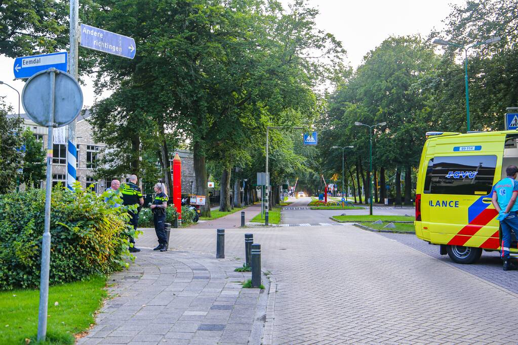 Maaltijdbezorger gewond door ongeval