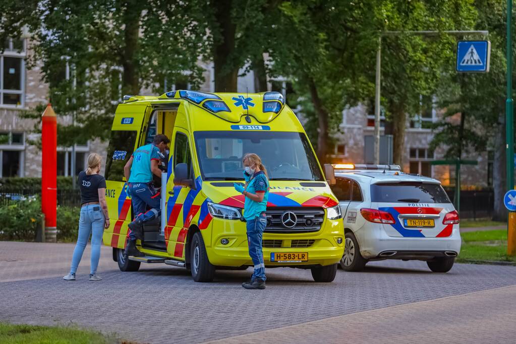 Maaltijdbezorger gewond door ongeval