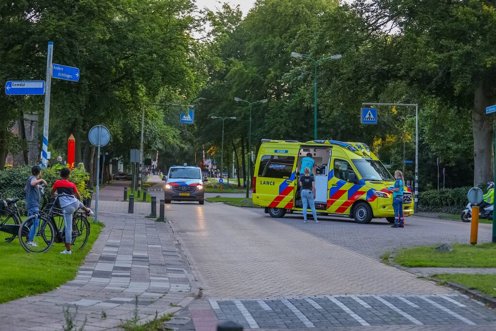 Maaltijdbezorger gewond door ongeval