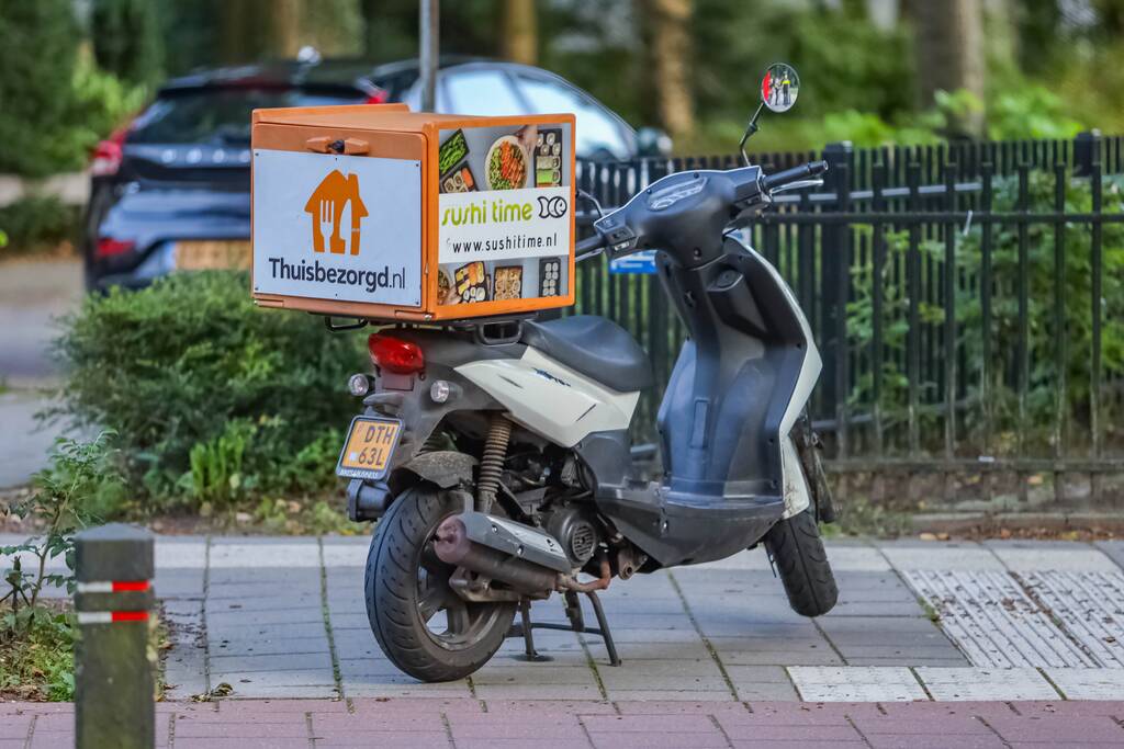 Maaltijdbezorger gewond door ongeval