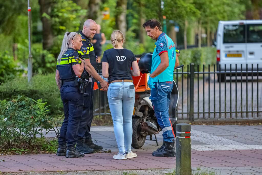 Maaltijdbezorger gewond door ongeval