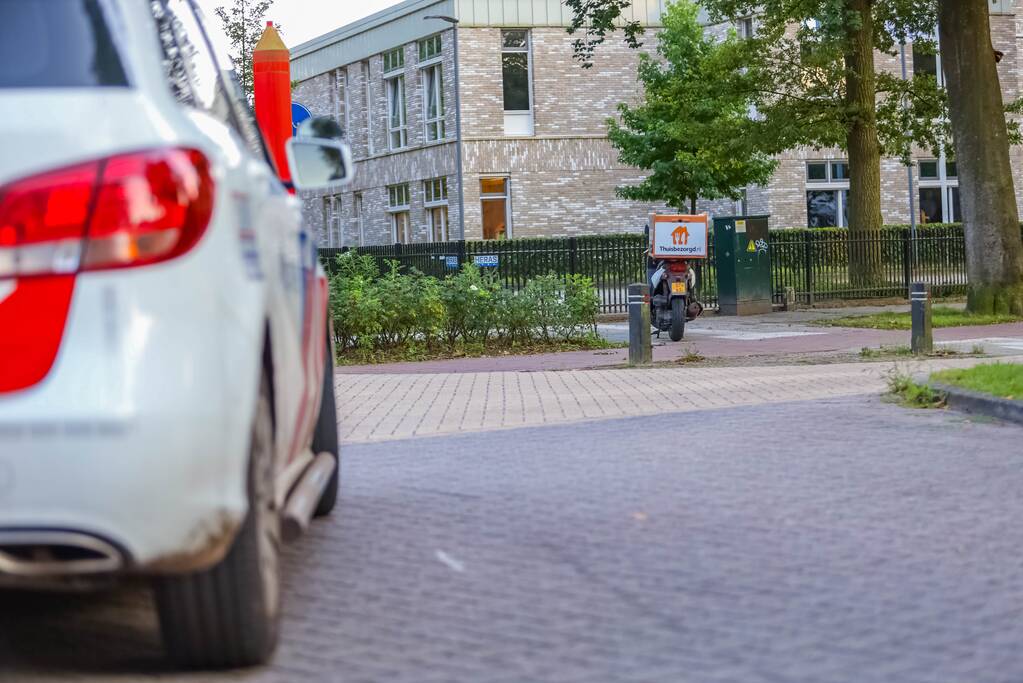 Maaltijdbezorger gewond door ongeval