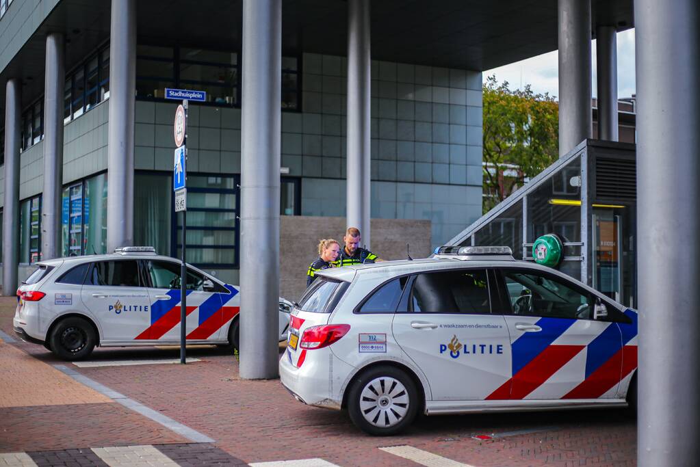 Man aangehouden wegens vernielingen
