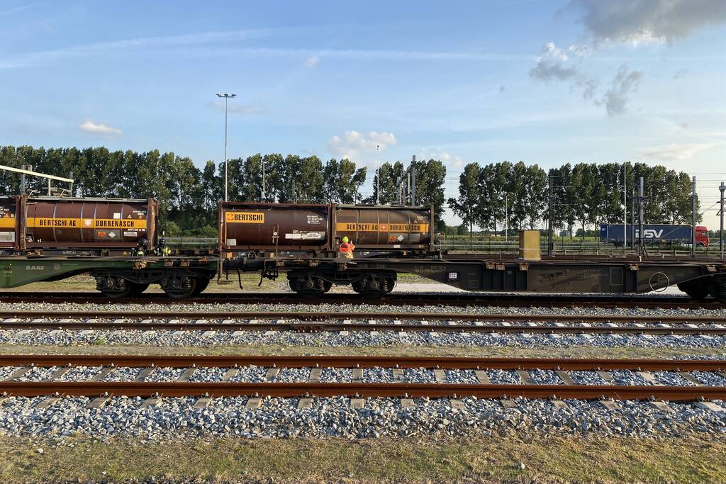 Lekkende treinwagon zorgt voor gevaarlijke situatie