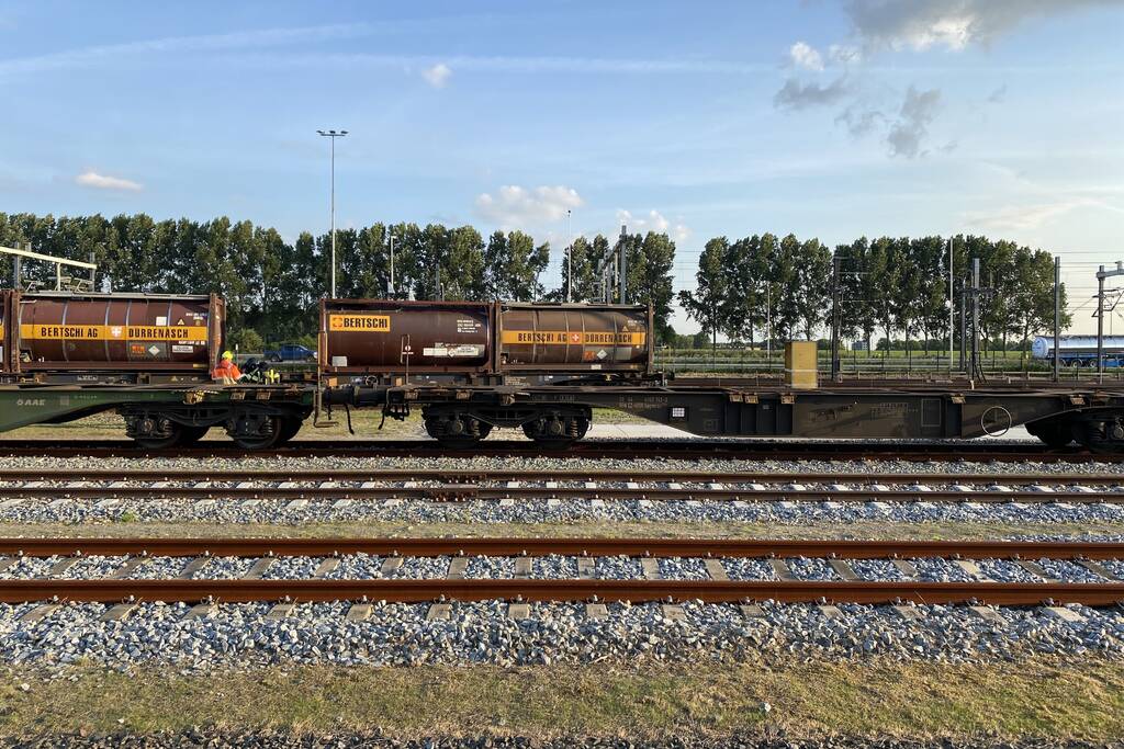 Lekkende treinwagon zorgt voor gevaarlijke situatie