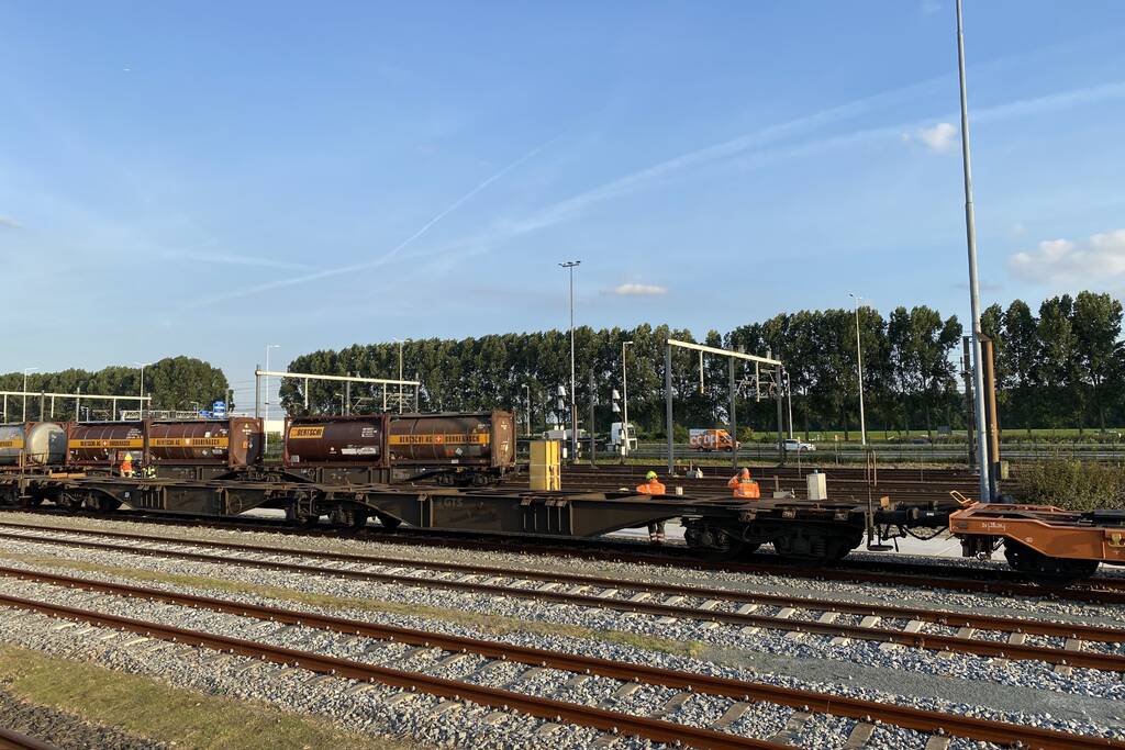Lekkende treinwagon zorgt voor gevaarlijke situatie