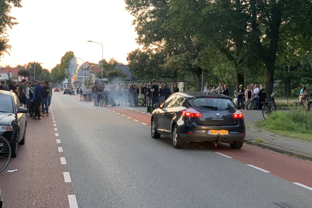 Demonstratie tegen vluchtelingen uit Afghanistan