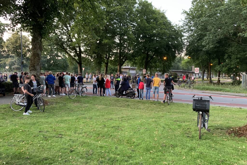 Demonstratie tegen vluchtelingen uit Afghanistan