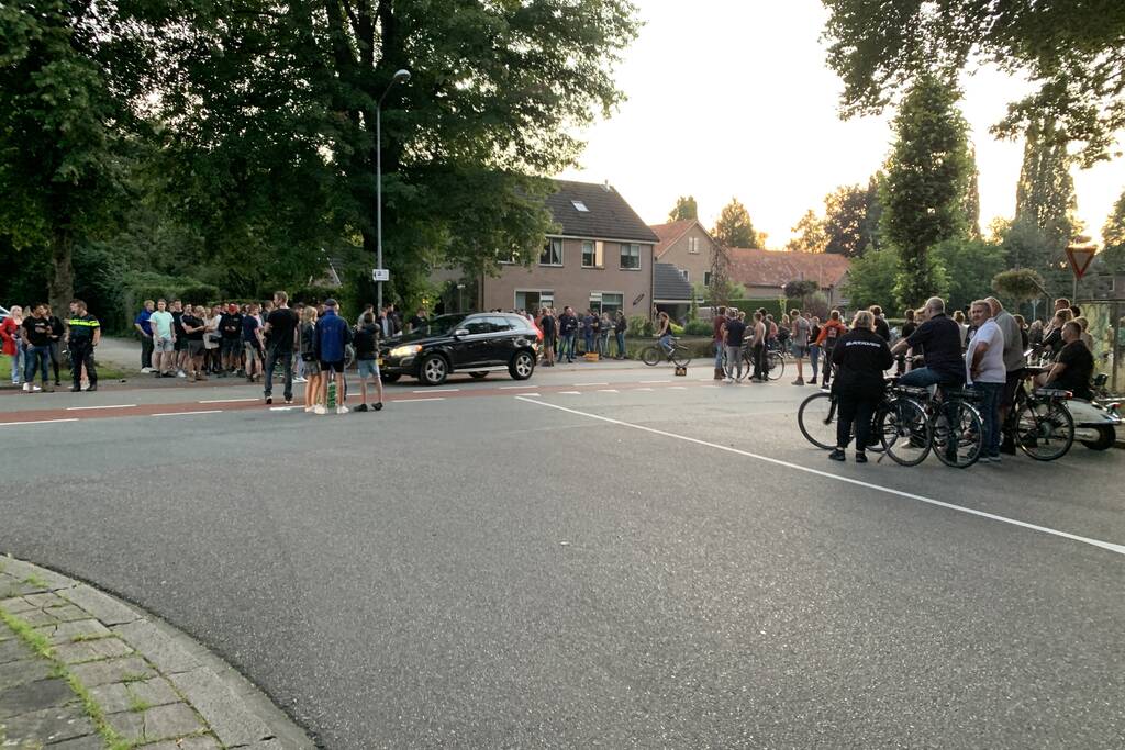 Demonstratie tegen vluchtelingen uit Afghanistan