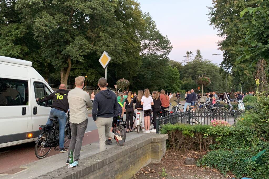 Demonstratie tegen vluchtelingen uit Afghanistan