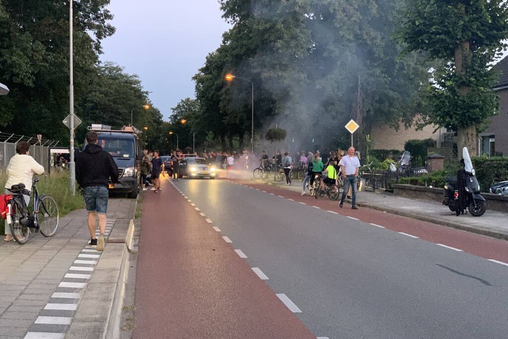 Demonstratie tegen vluchtelingen uit Afghanistan