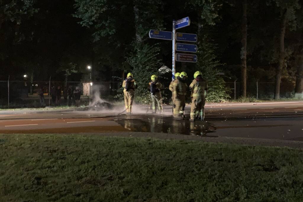 Demonstratie tegen vluchtelingen uit Afghanistan