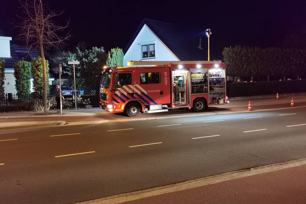 Bewoner valt in slaap met pan op vuur