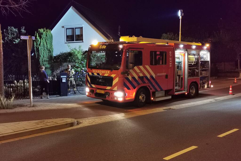 Bewoner valt in slaap met pan op vuur