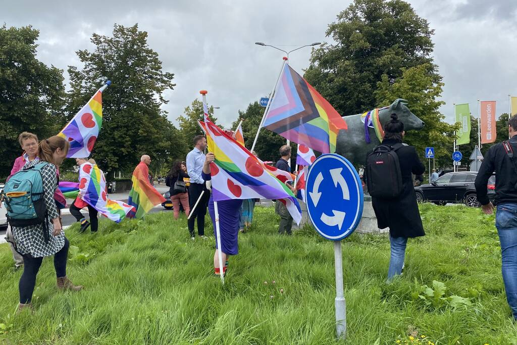 Vreedzame LHBTIQ demonstratie