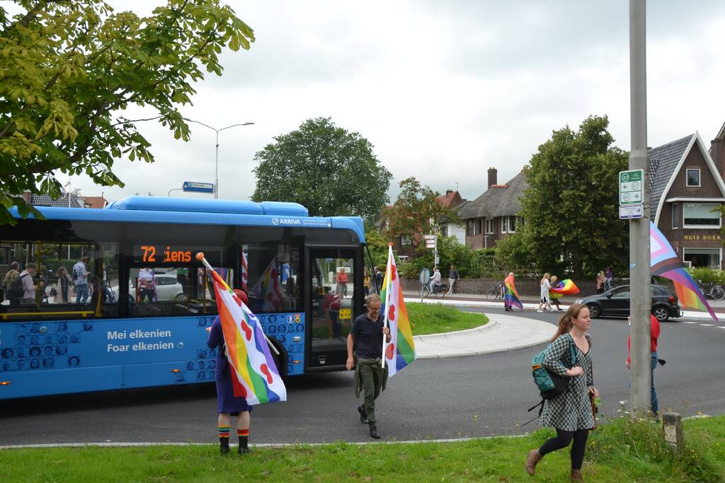 Vreedzame LHBTIQ demonstratie