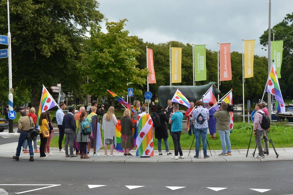 Vreedzame LHBTIQ demonstratie