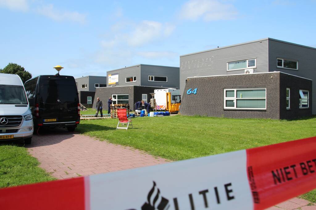 Drugslab in bedrijfspand Industrieterrein Noordersluis