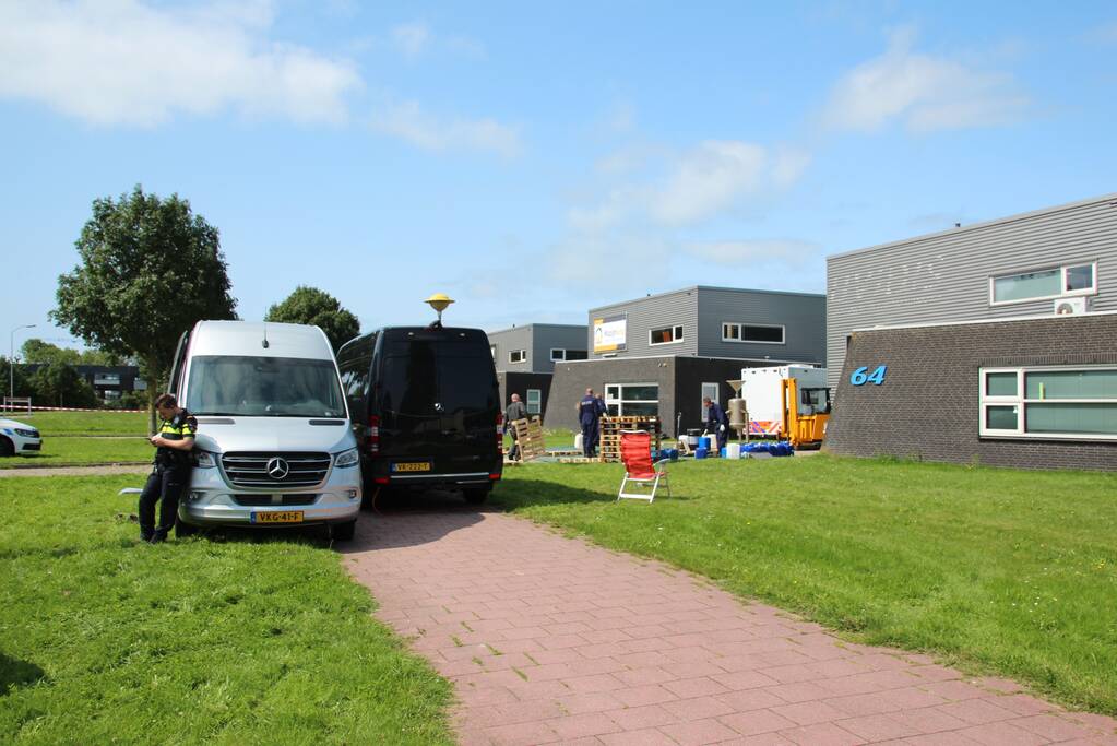 Drugslab in bedrijfspand Industrieterrein Noordersluis