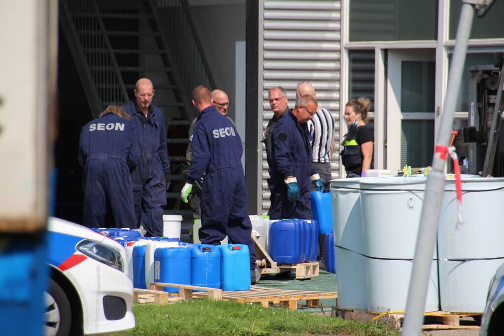 Drugslab in bedrijfspand Industrieterrein Noordersluis