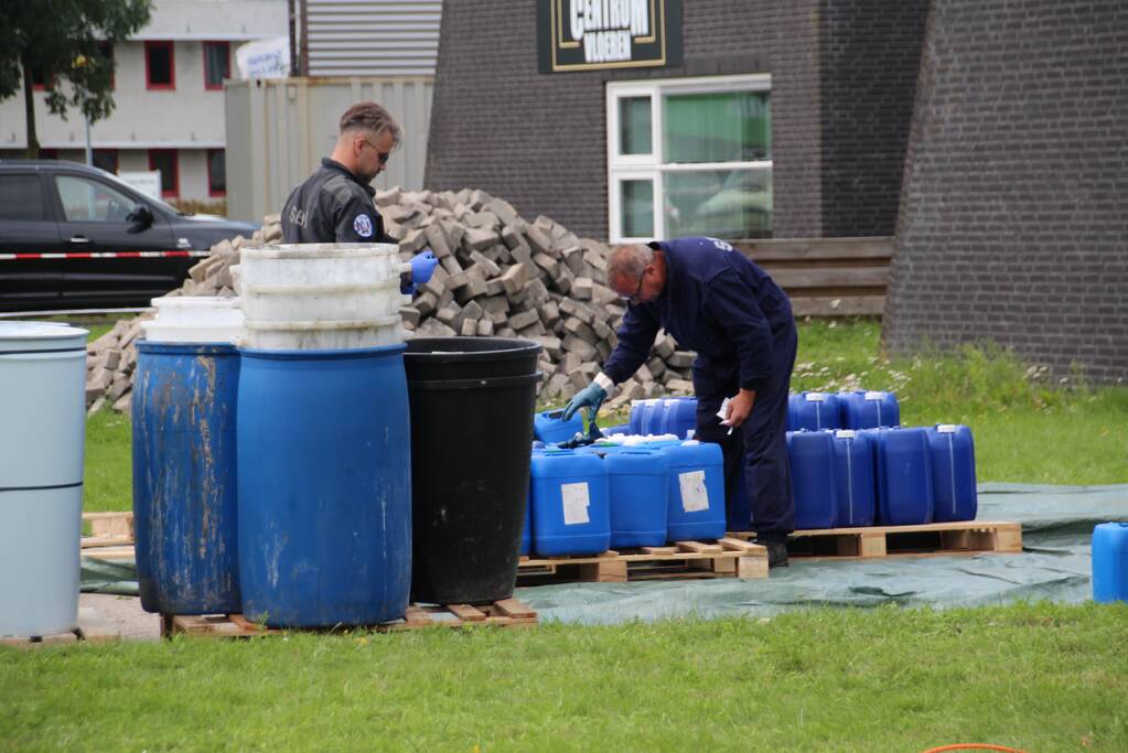 Drugslab in bedrijfspand Industrieterrein Noordersluis