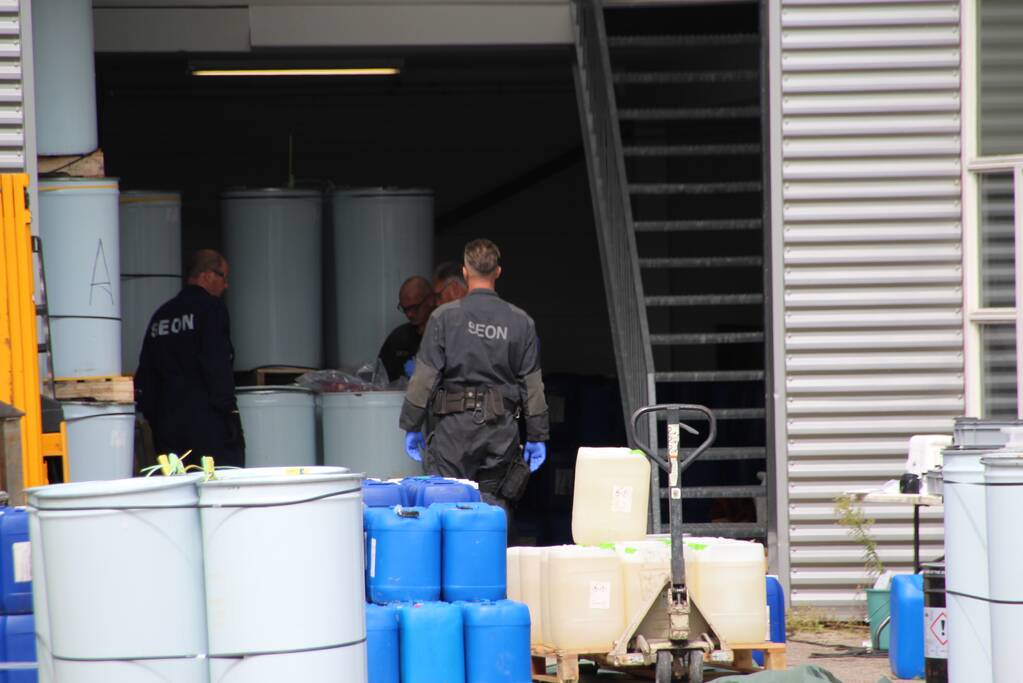 Drugslab in bedrijfspand Industrieterrein Noordersluis