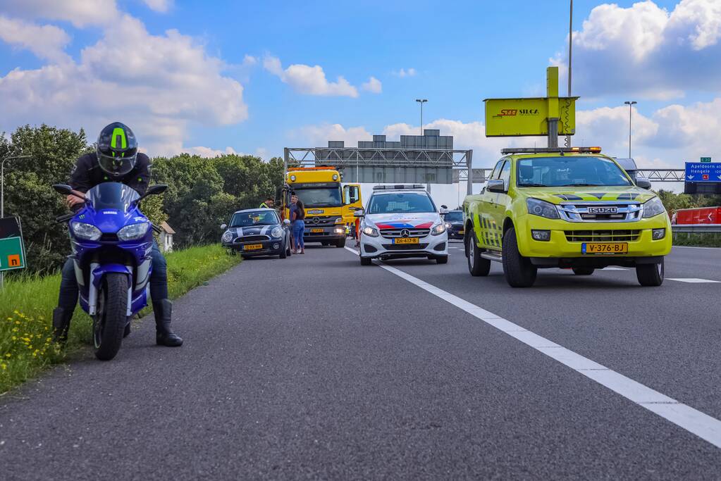 Kop-staart botsing knooppunt Hoevelaken