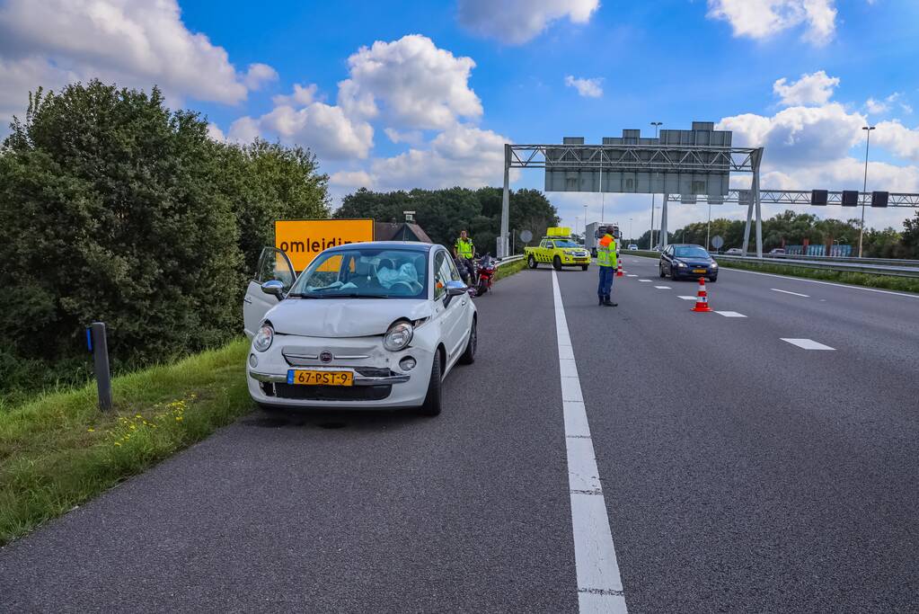 Kop-staart botsing knooppunt Hoevelaken