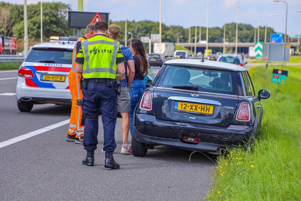 Kop-staart botsing knooppunt Hoevelaken