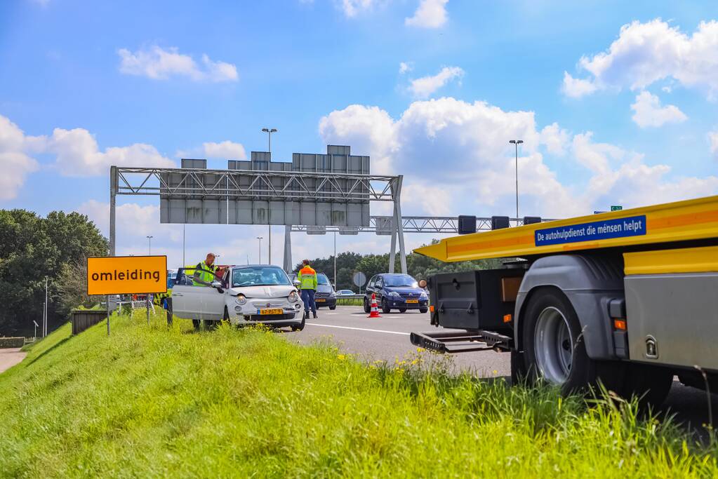 Kop-staart botsing knooppunt Hoevelaken