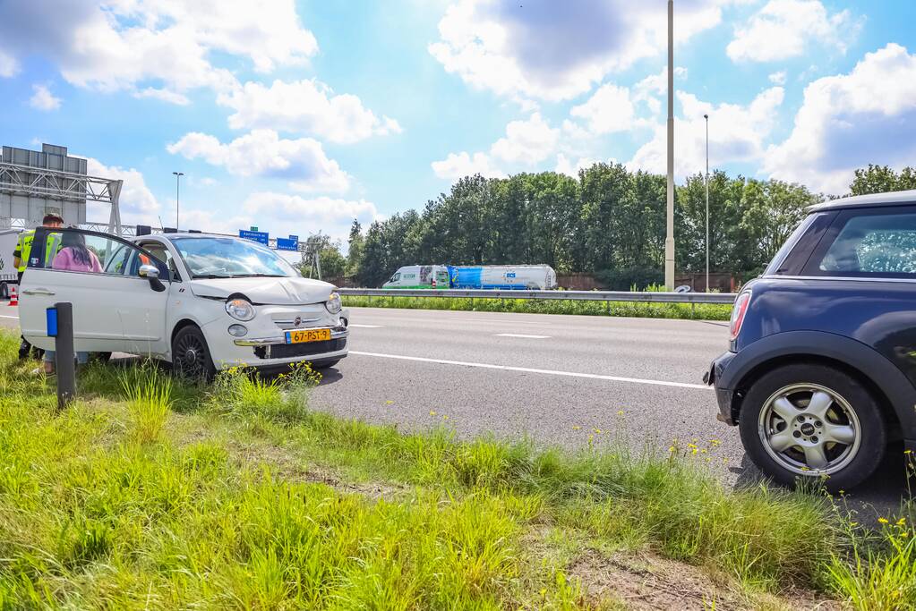 Kop-staart botsing knooppunt Hoevelaken