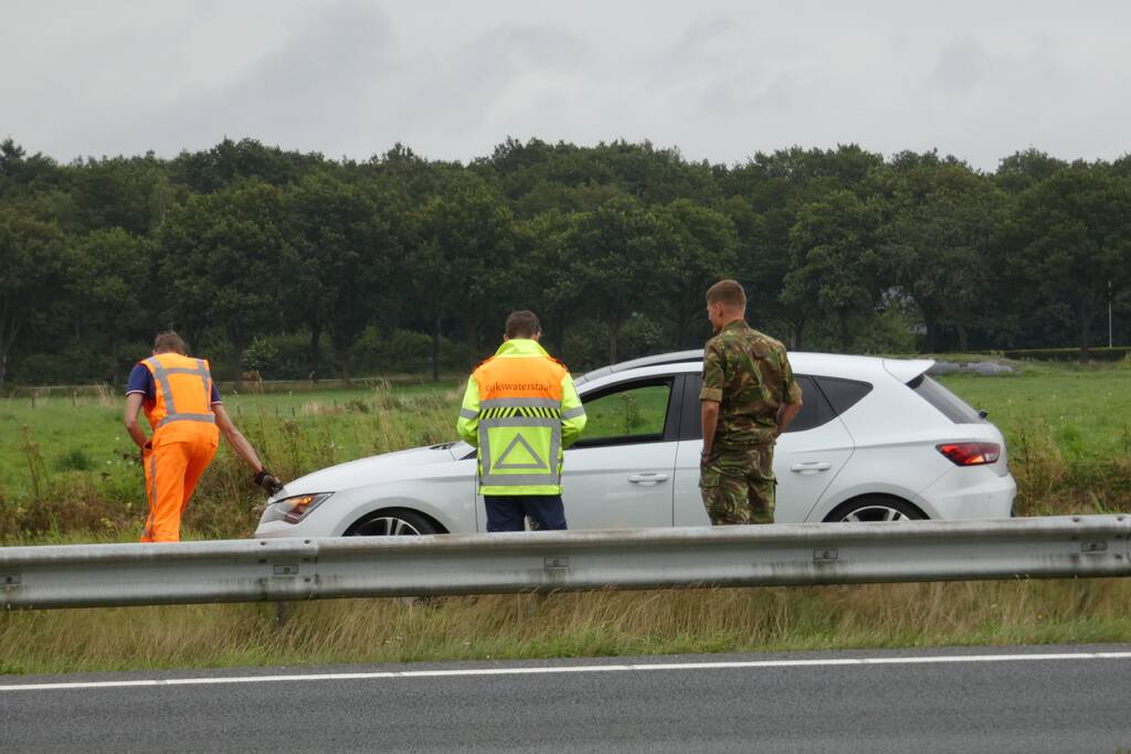 Militair betrokken bij ongeval op Rijksweg