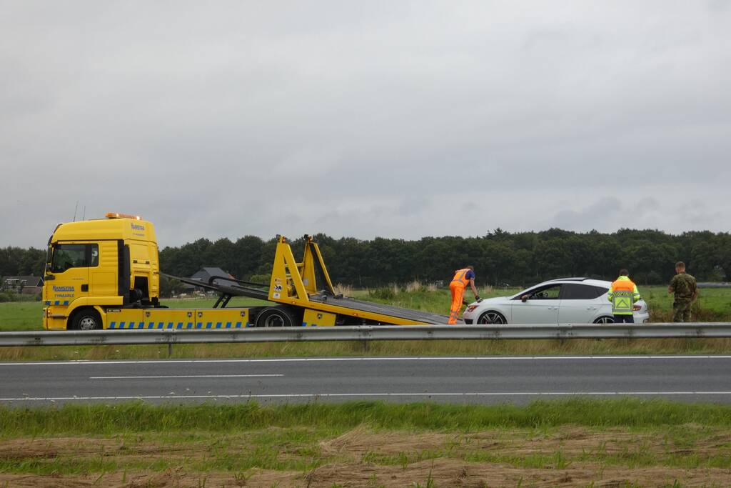 Militair betrokken bij ongeval op Rijksweg