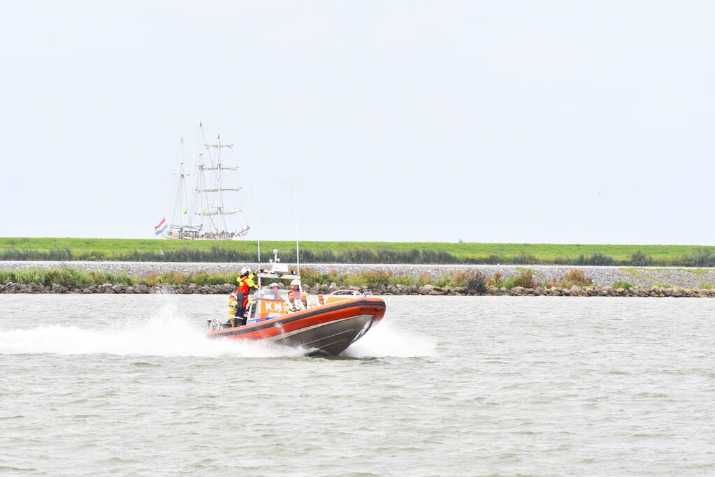 Brand op motorschip